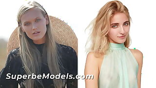 SUPERBE MODELS - (Dasha Elin, Bella Luz) - Pretty good COMPILATION! Gorgeous Models Bared Slowly Coupled with Show Their Unadulterated Bodies Only For You