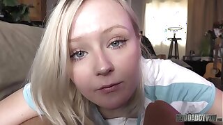 PETITE BLONDE TEEN GETS FUCKED Overwrought HER FATHER! - Featuring: Natalia Queen